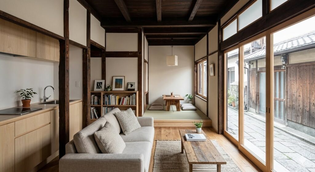 大阪の長屋・再建築不可物件をリフォームした部屋