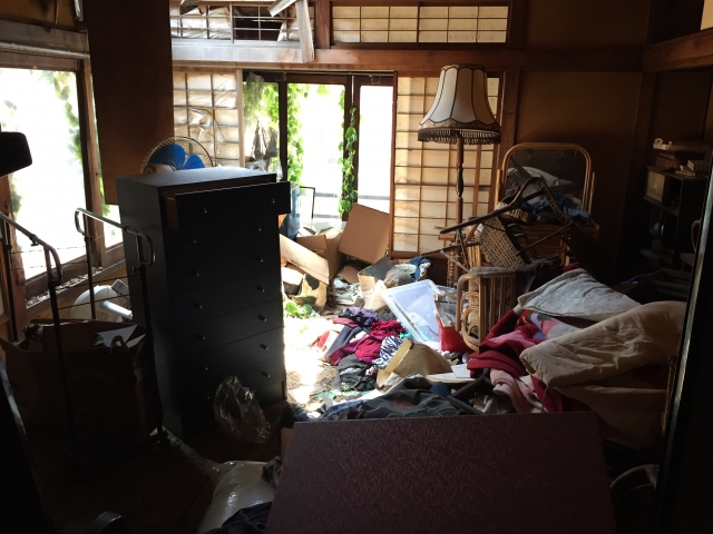 家財道具や残置物撤去も解体工事と一括で対応