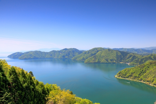 滋賀県ののどかな風景や古民家